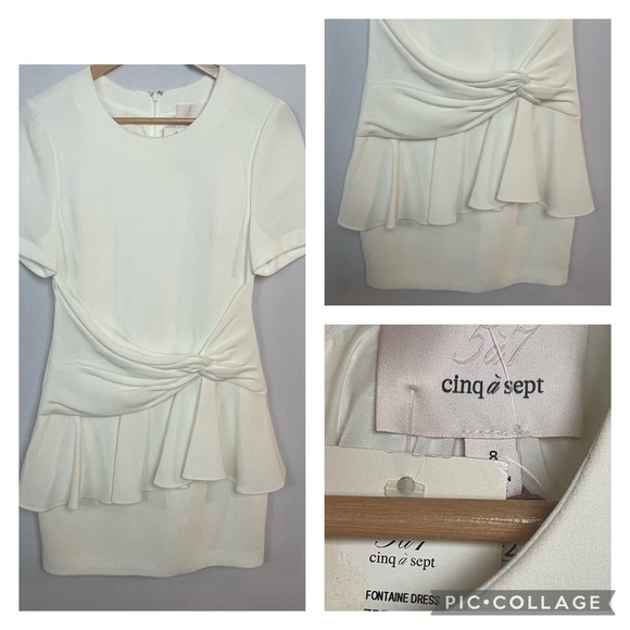 Cinq à Sept Dresses & Skirts - Cinq a Sept NWT Dress Ivory Size 0 NWT $495